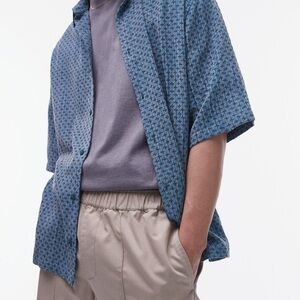 Pintuck Bermuda Shorts